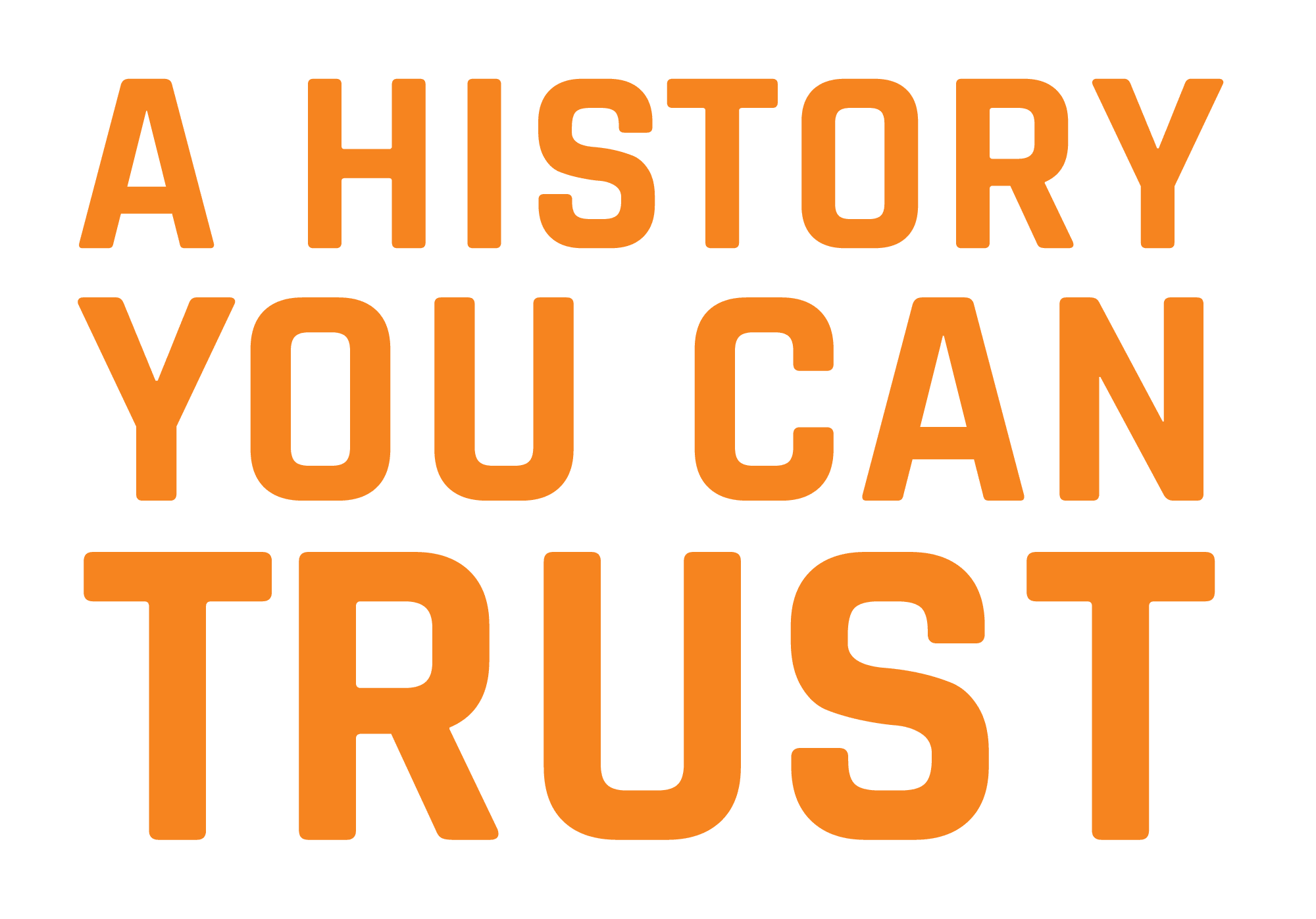 A History you can Trust Page Title