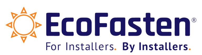 EcoFasten logo with the tagline, For Installers. By Installers.