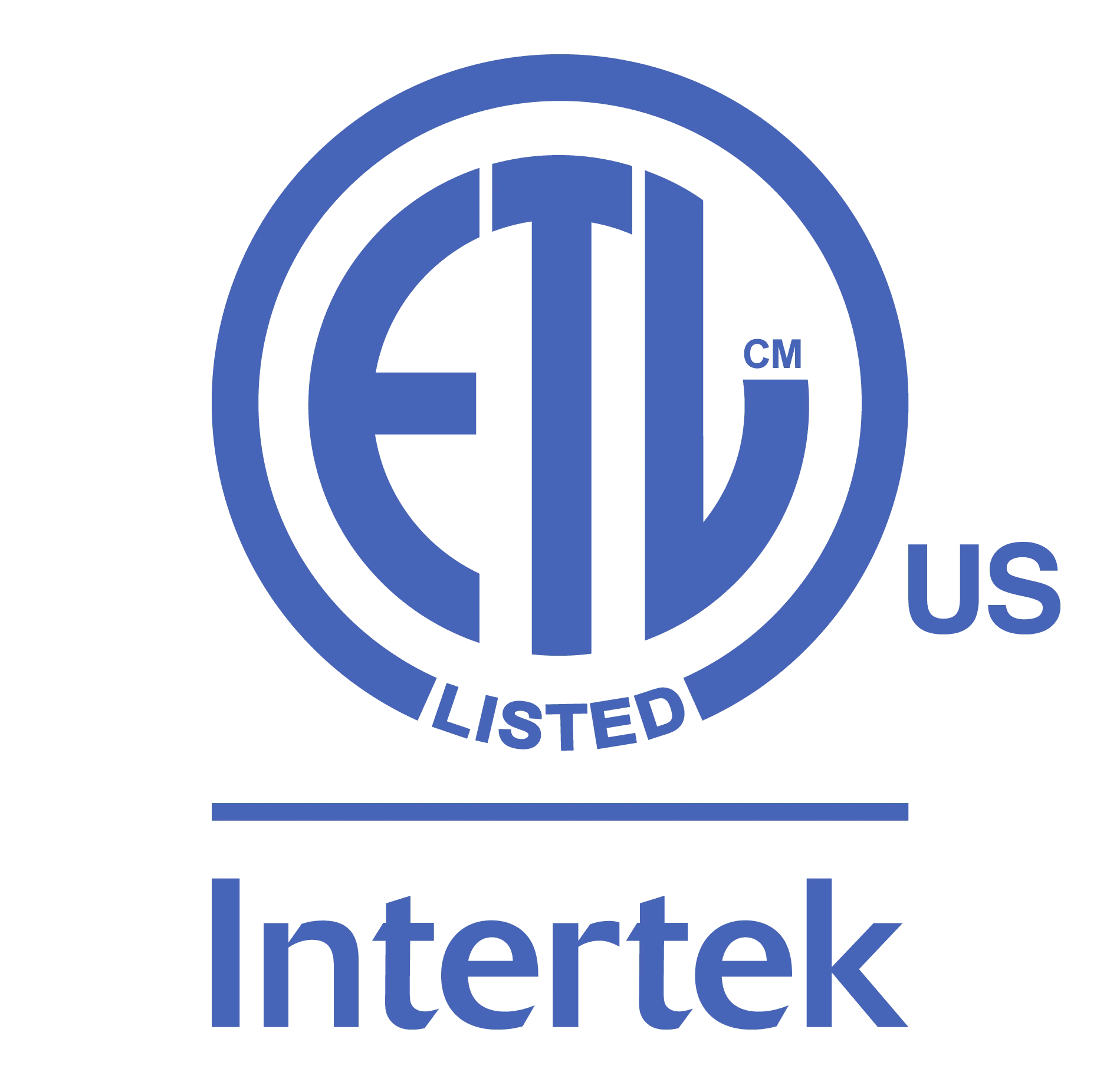 Intertek ETL Listed in the US